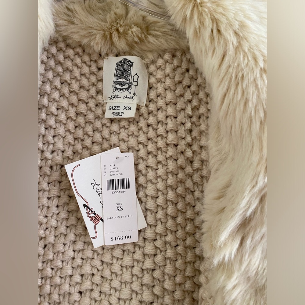 Anthropologie handknit Anchorage Vest xs new with tag - Picture 8 of 9